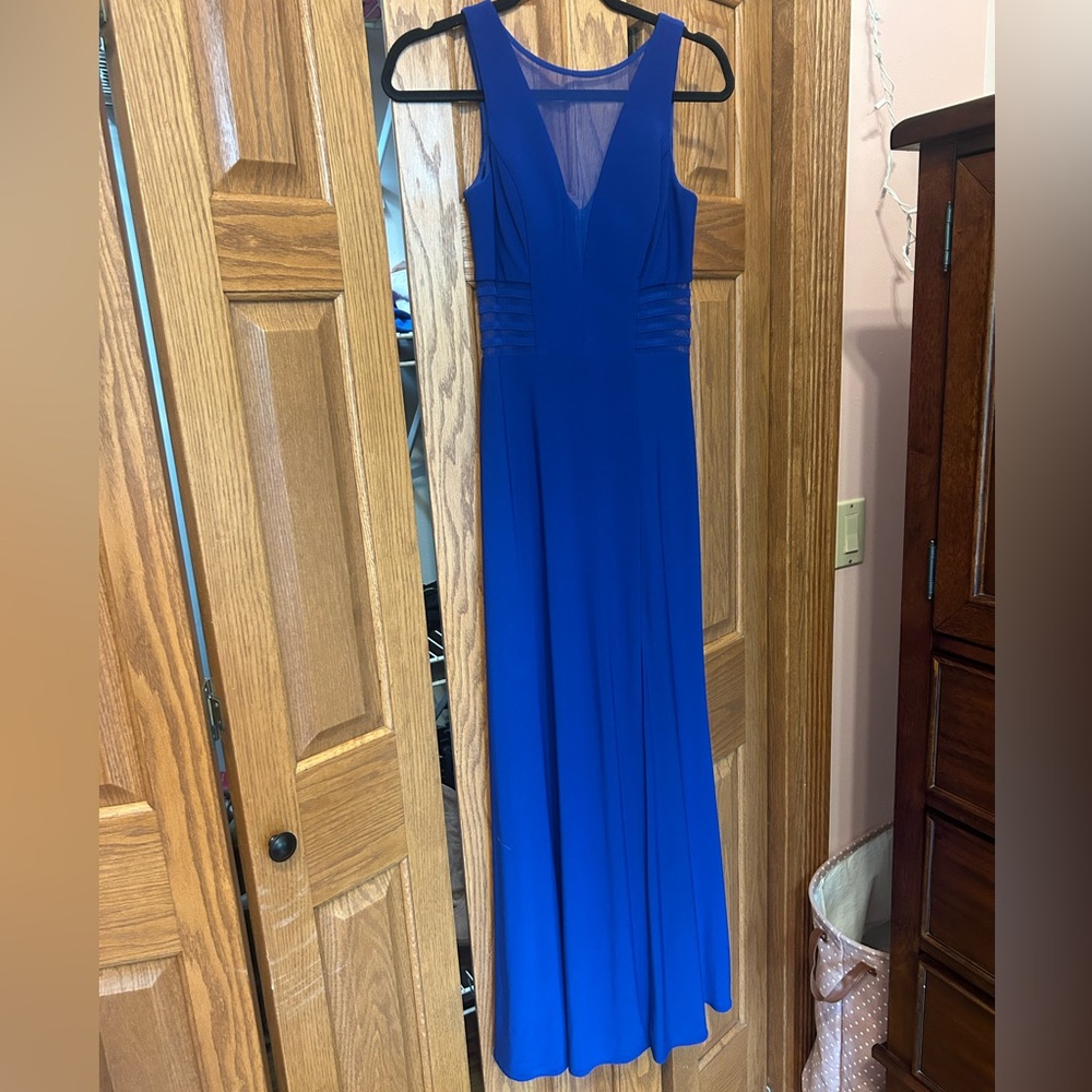 Elegant Blue Prom Formal Dress